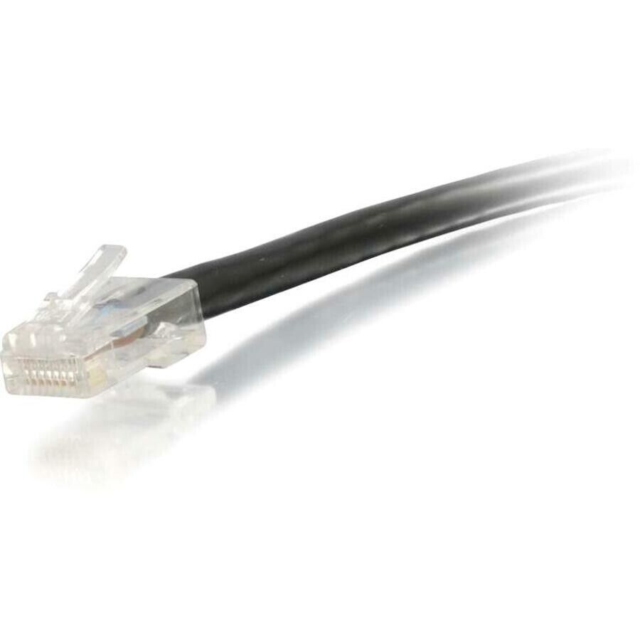 C2G 04115 10FT (120") CAT6 Non-Boot BLACK RJ45 UTP Network Ethernet Patch Cable