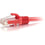 C2G 04000 6FT (72") CAT6 Snagless RED RJ45 UTP Network Ethernet Patch Cable