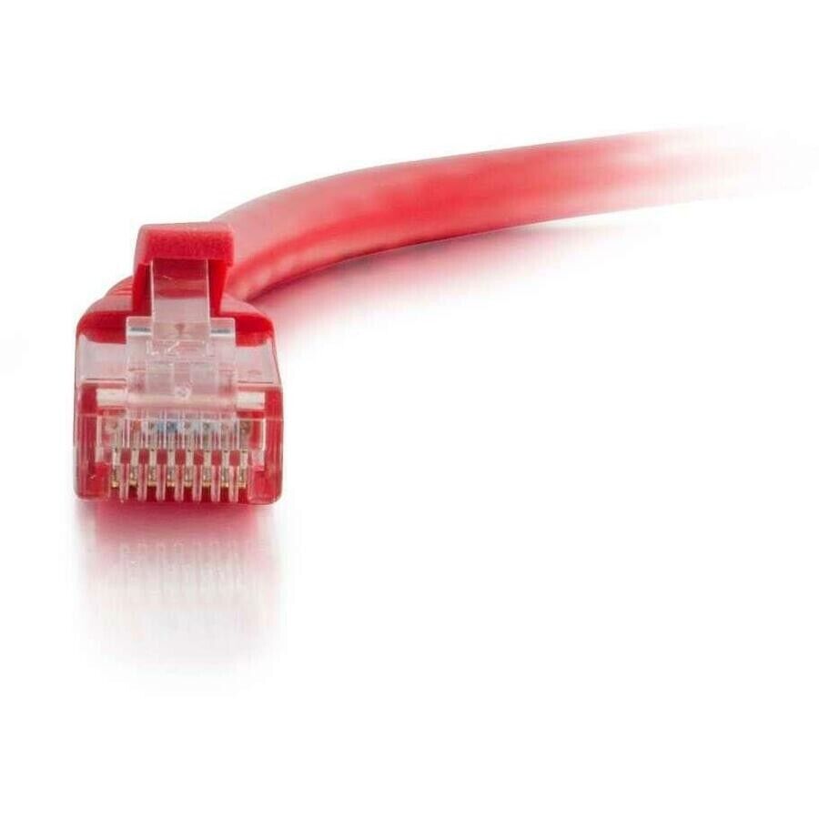 C2G 04000 6FT (72") CAT6 Snagless RED RJ45 UTP Network Ethernet Patch Cable