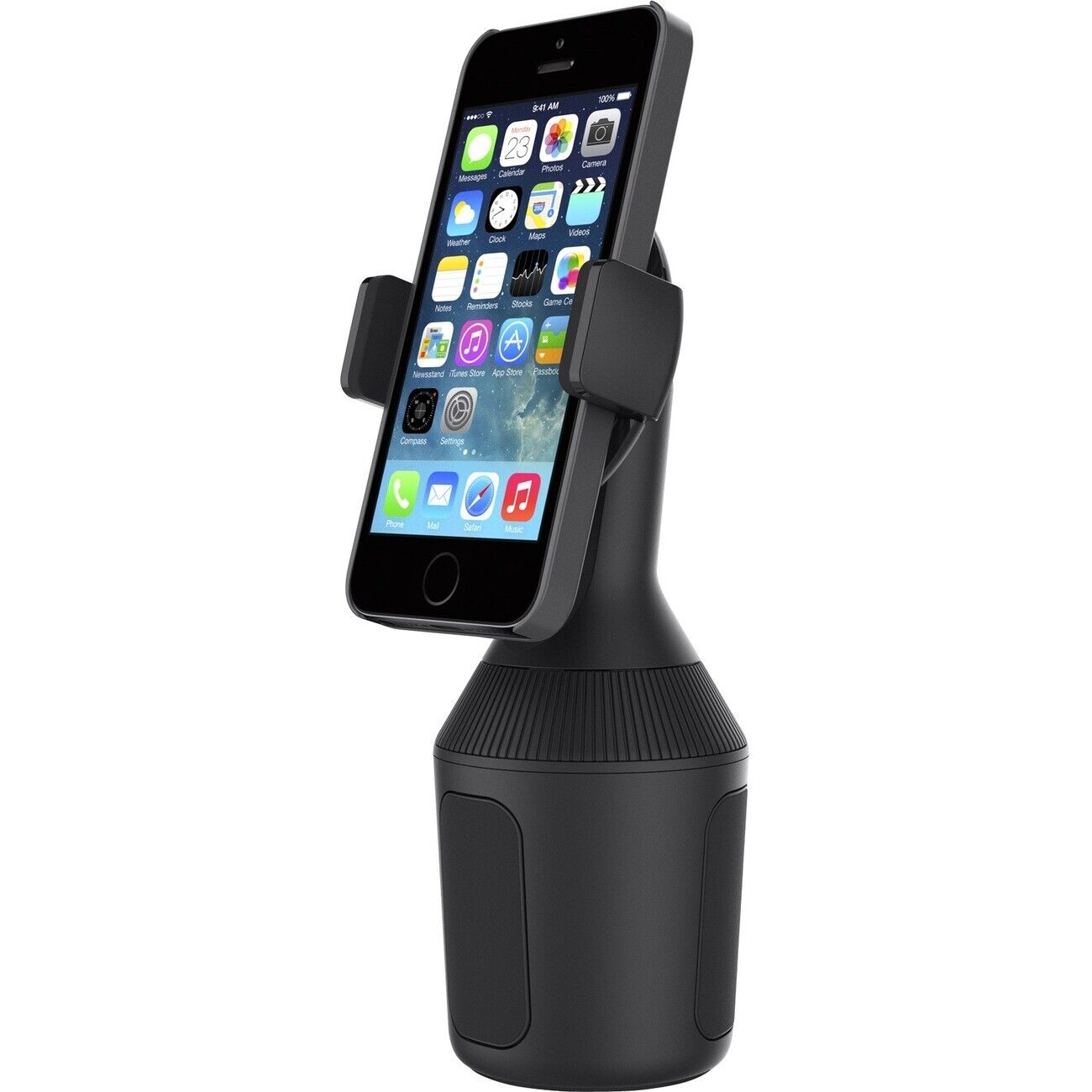 Belkin F8J168BT Universal Vehicle Car Cup Mount BLACK Holder for Smart Phones