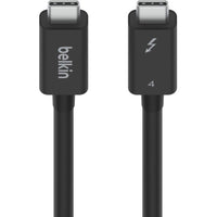 Belkin INZ003BT1MBK 3.3FT Thunderbolt 4 Active BLACK Round Slim Cord Cable