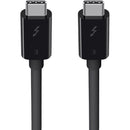 Belkin F2CD084BT0.5MBK 1.6FT Thunderbolt 3 USB-C to USB-C 100W for Data Transfer