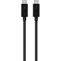 Belkin F2CD084BT0.5MBK 1.6FT Thunderbolt 3 USB-C to USB-C 100W for Data Transfer