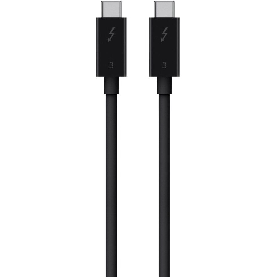 Belkin F2CD084BT0.5MBK 1.6FT Thunderbolt 3 USB-C to USB-C 100W for Data Transfer