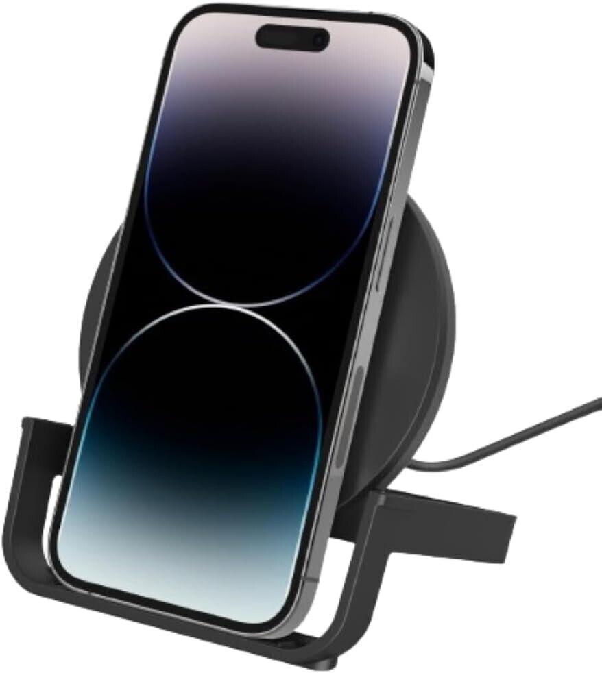 Belkin WIB001TTBK 10W BosstCharge Wireless Charger BLACK STAND w QC Cable