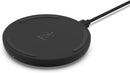 Belkin WIA001TTBK 10W BoostCharge Wireless Charger BLACK Pad w QC 3.0 with Cable