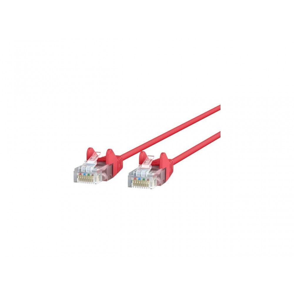 Belkin CE001B03-RED-S 3FT CAT6 Snagless RED 28AWG RJ45 Ethernet Patch Cable