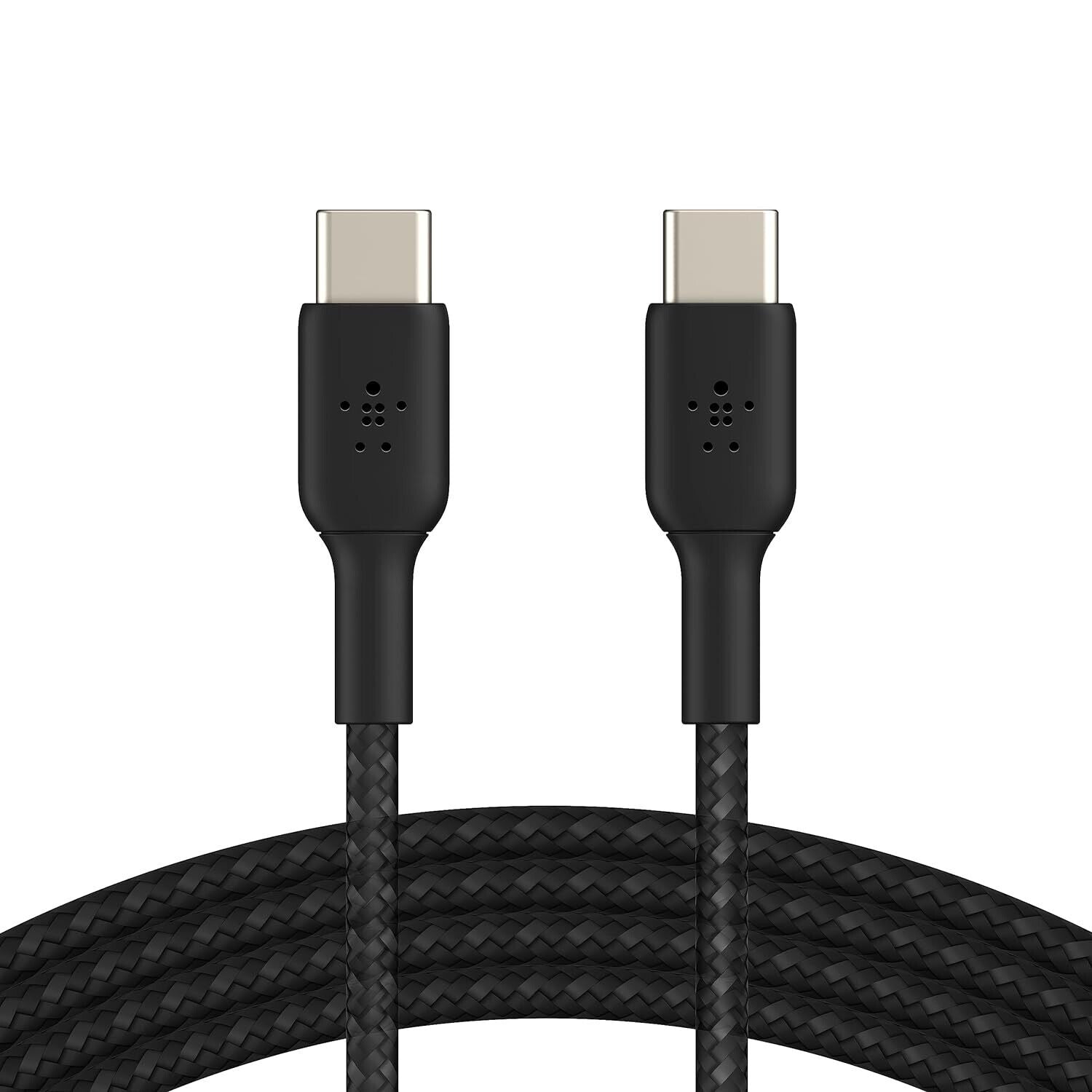 Belkin CAB004BT2MBK 6.6FT (2M) BoostCharge USB-C to USB-C BLACK Braided Cable