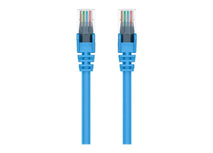 Belkin A3L980-01-BLU-S 12IN CAT6 Snagless BLUE UTP RJ45 Ethernet Patch Cable