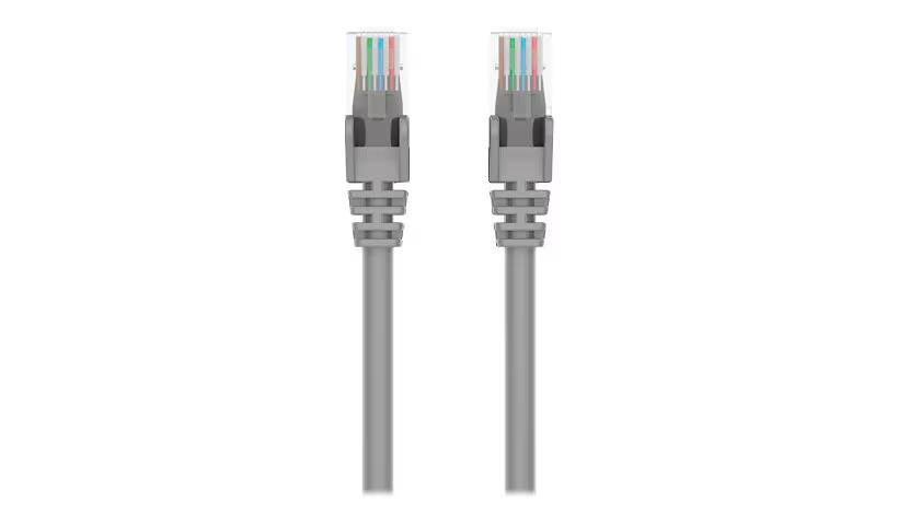 Belkin A3L980-01-S 1FT (12") CAT6 Snagless GRAY UTP RJ45 Ethernet Patch Cable