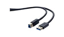 Belkin F3U159B06 6FT USB-A 3.0 Male to USB-B 3.0 Male Shielded BLACK Cable