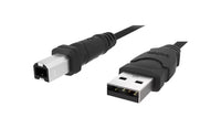 Belkin F3U133B06 6FT USB-A to USB-B High-Speed 2.0 Standard Data BLACK Cable