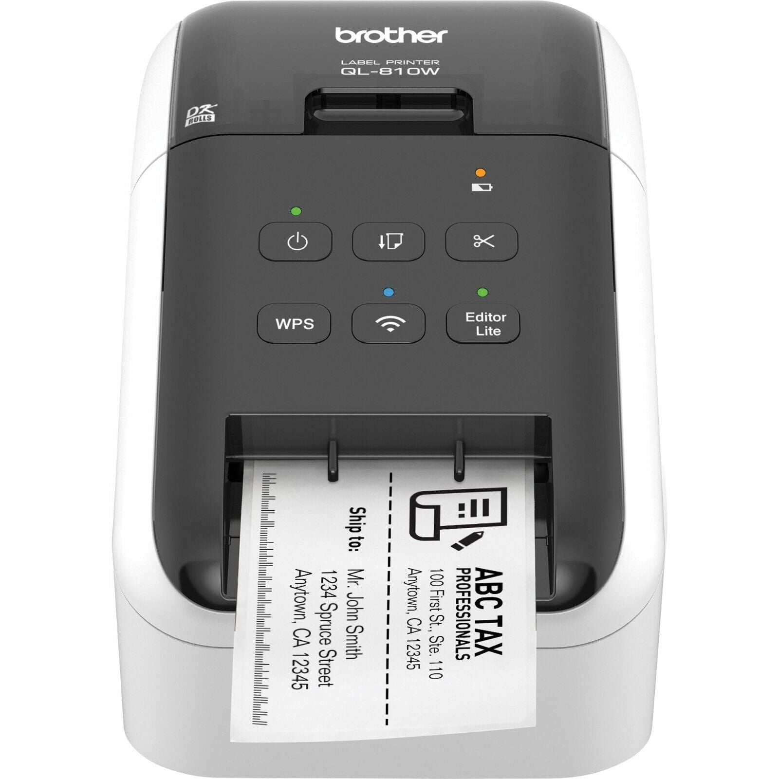 Brother QL810W P-Touch Pro Wireless Thermal Label USB WiFi Printer w Power Cube