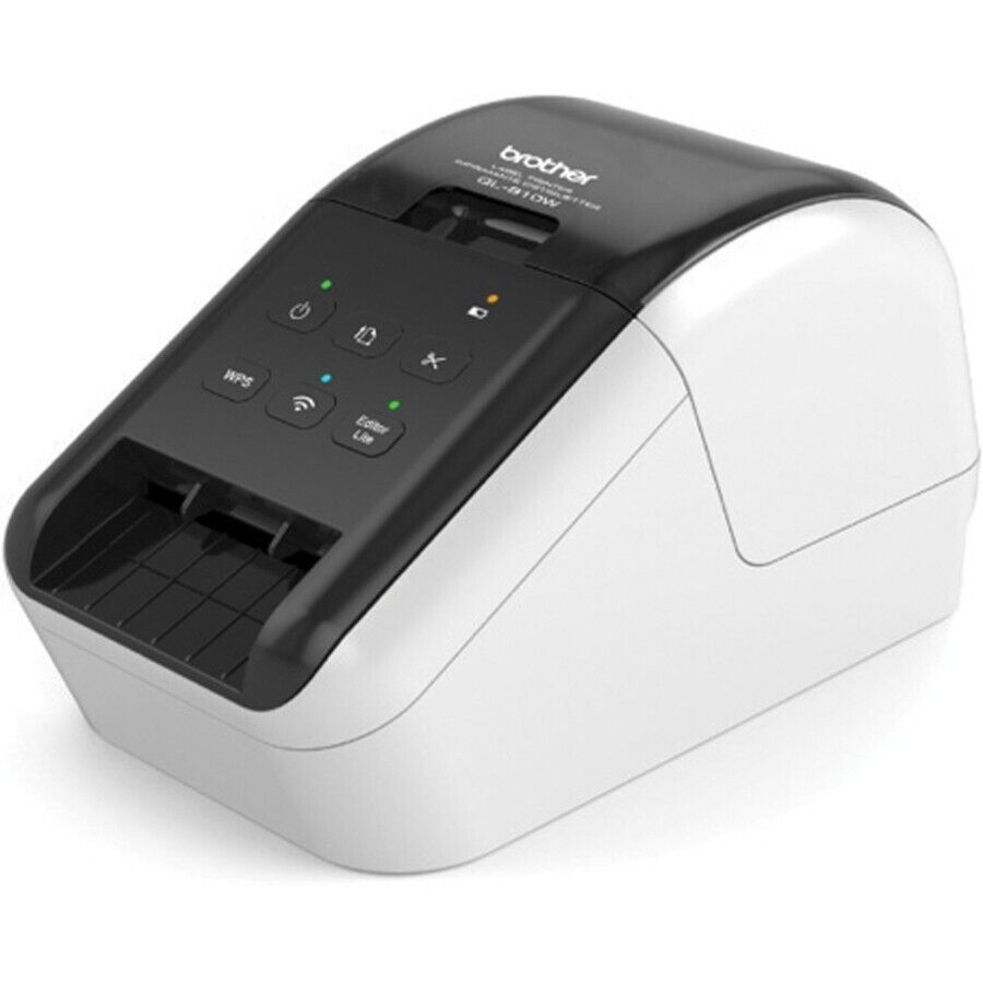 Brother QL810W P-Touch Pro Wireless Thermal Label USB WiFi Printer w Power Cube