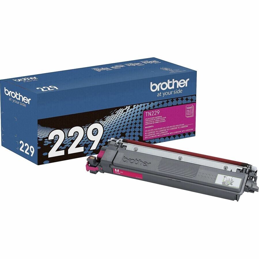 Brother TN229M Standard MAGENTA Laser Toner Cartridge 1200 Pages Single Pack