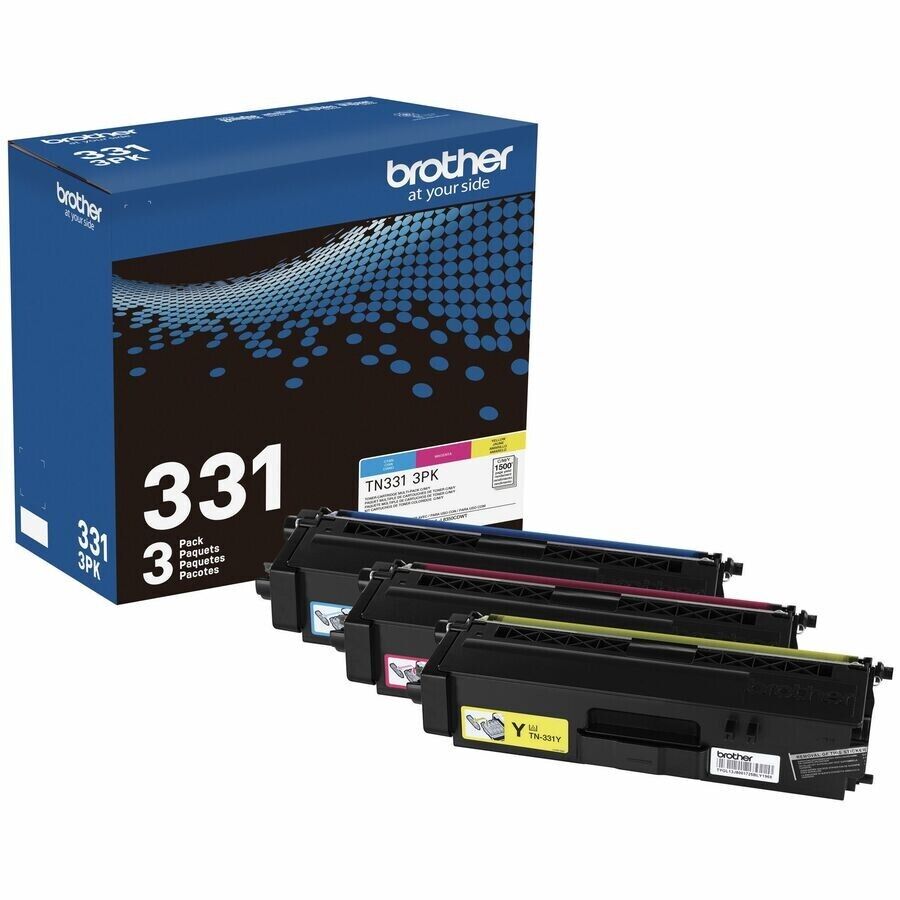 Brother TN3313PK Standard Yield CYAN MAGENTA YELLOW Laser Toner 3 Colors / Order