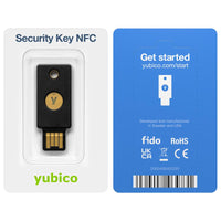 Yubico 8880001080 YubiKey Black Two-Factor Auth 2FA Security Key USB-A FIDO U2F