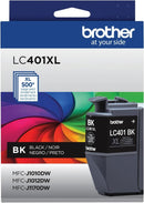 Brother Original LC401XLBKS High Yield BLACK Ink Cartridge Single to 200 Pages