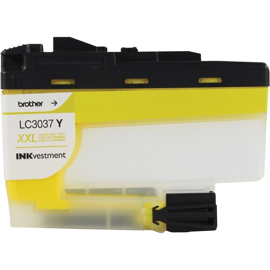 Brother INKvestment LC3037Y Super High Yield YELLOW Ink Cartridge to 1500 Pages