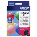 Brother Innobella LC203M High Yield MAGENTA Ink Cartridge up to 550 Pages