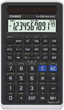 Casio FX-260SOLARII-S-IH SOLAR II Scientific Calculator 12 Digits Slide-on Cover