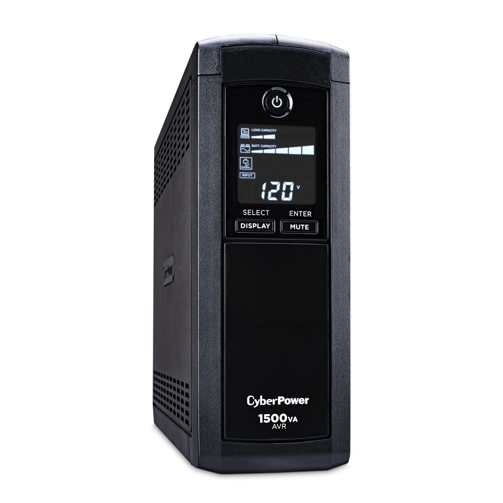 CyberPower CP1500AVRLCDTAA 6+6 Outlets Intel LCD UPS System 1500 900W 1500J TAA