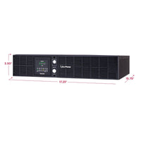 CyberPower CPS1500AVR 8 Outlets Smart App LCD UPS 2U System 1500VA 900W RACK/TWR