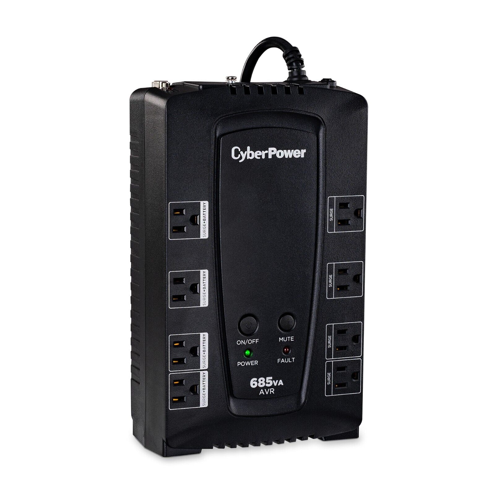 CyberPower CP685AVRG 4+4 Outlets Compact AVR UPS 685VA 390W for Small Equipments