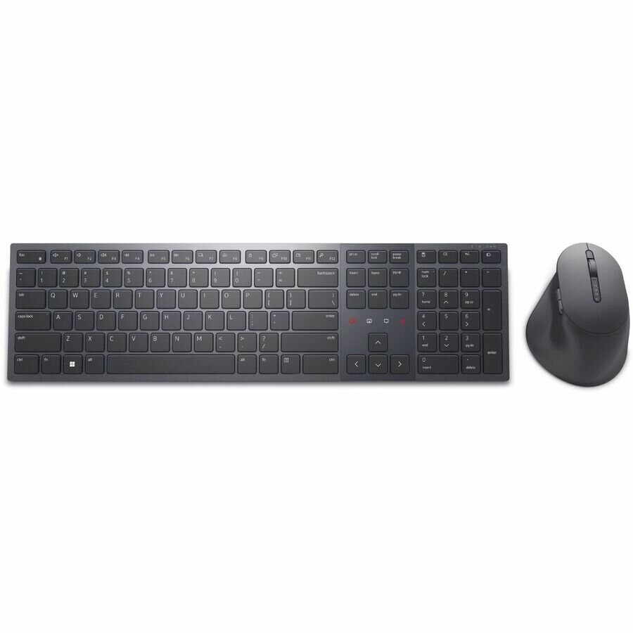 Dell KM900-GR-US Wireless Bluetooth RF Wireless Multimedia Keyboard w Backlight