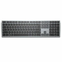 Dell KB700-GY-R-US Wireles Bluetooth RF Keyboard Multimedia Keys USB Dongle GRAY