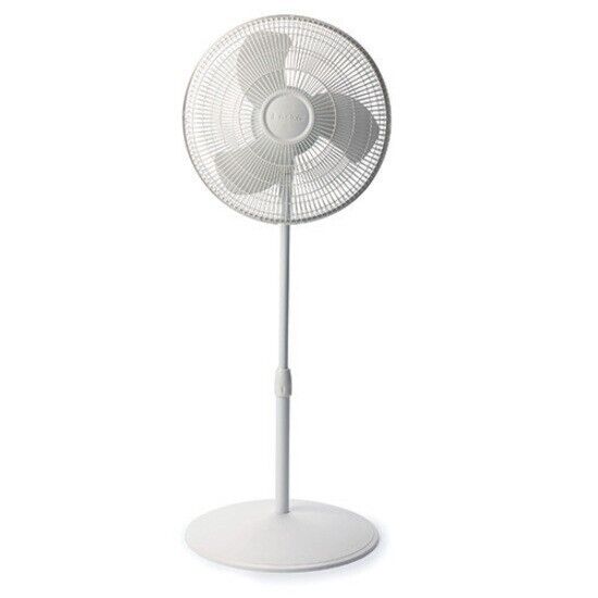 Lasko S16201 16" Oscillating 3 Speed Fan Adjustable Height Tilt 47" Floor Stand
