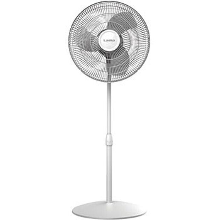 Lasko S16201 16" Oscillating 3 Speed Fan Adjustable Height Tilt 47" Floor Stand