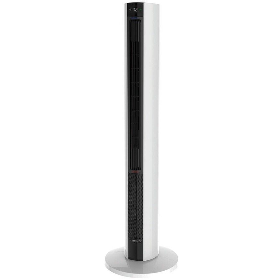 Lasko FH500 All Season Comfort Tower Fan & Heater in One 1500W Black White