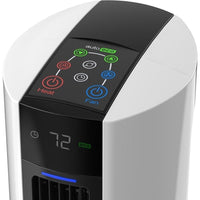 Lasko FH500 All Season Comfort Tower Fan & Heater in One 1500W Black White