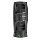 Lasko 4911 11"x5" Oscillating Twist Top Desktop Tower Fan 3 Speed GRAY BLACK