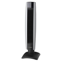 Lasko 2711 34" Floor Stand Oscillating 3 SpeedTower Fan w Remote Timer Gray BLCK