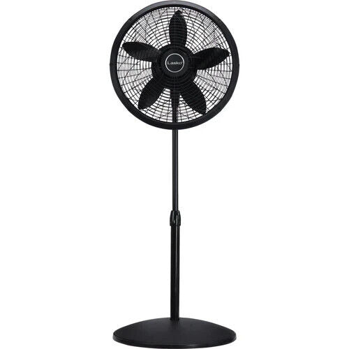 Lasko 1827 Pedestal Elegance Fan 3 Speed 18" Adjustable Height Portable BLACK