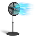 Lasko 1827 Pedestal Elegance Fan 3 Speed 18" Adjustable Height Portable BLACK