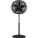 Lasko 1827 Pedestal Elegance Fan 3 Speed 18" Adjustable Height Portable BLACK
