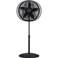 Lasko 1827 Pedestal Elegance Fan 3 Speed 18" Adjustable Height Portable BLACK