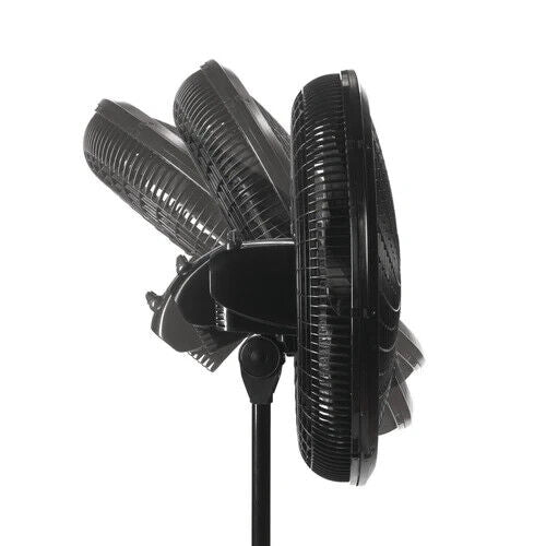 Lasko 1827 Pedestal Elegance Fan 3 Speed 18" Adjustable Height Portable BLACK