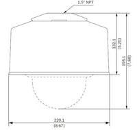 Bosch NDA-8000-PIPW Pendant Interface Outdoor Plate