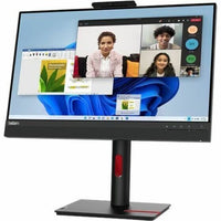 Lenovo 12NAGAR1US 24" ThinkCentre Tiny One FHD LED Monitor HDMI DP KVM Speaker