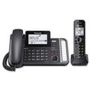 Panasonic KX-TG9581B 2 Lines Link2Cell DECT 6.0 Cordless Phone w SpeakerPhone