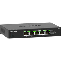 Netgear MS305-100NAS 5 Port 2.5G Gigabit Unmanaged Switch Metal Case Desk Wall