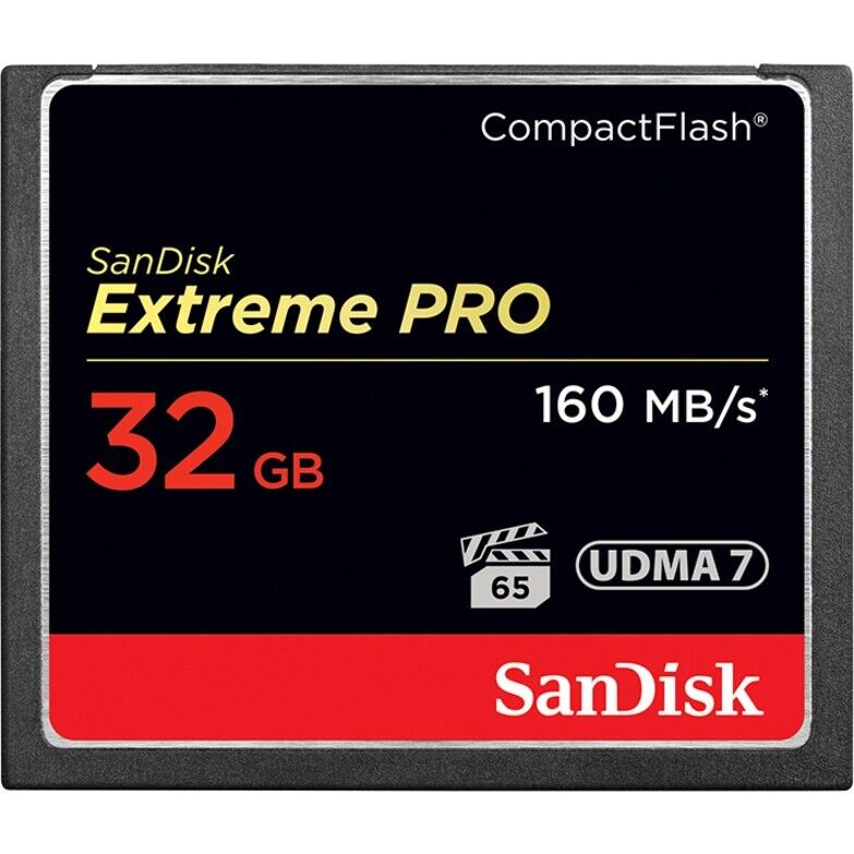 SanDisk SDCFXPS-032G-A46 Extreme Pro 32GB Compact Flash 160MB Read 65MB Write