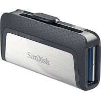 SanDisk SDDDC2-128G-A46 Ultra Dual USB-C 3.1 Flash Drive 128GB 150mb Read BLACK