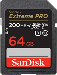 SanDisk SDSDXXU-064G-ANCIN Extreme PRO 64GB SD Class 3 USH-I U3 V30 SDXC 200mb