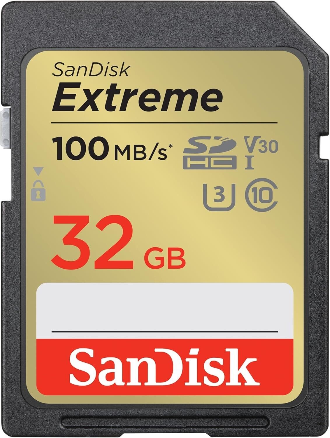 SanDisk SDSDXVT-032G-ANCIN Extreme 32GB SD Class 10 UHS-I U3 V30 SDHC 100mb/s