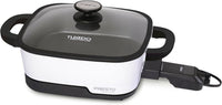 Presto 07118 Precise 12-Inch Tuxedo Digital Electric Skillet Multi-Cooker 400?F